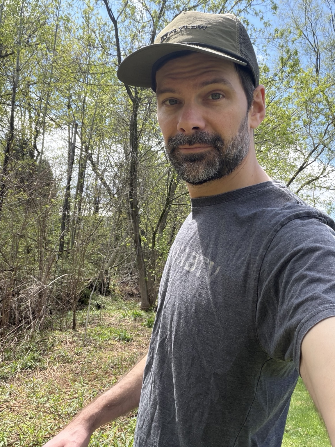 Patrick Waite outside in Vermont